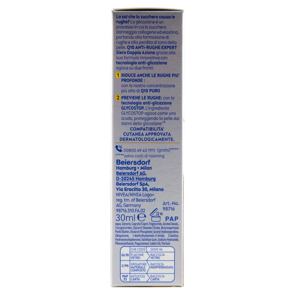 Nivea Q10 Anti-Rughe Expert Siero Doppia Azione 30 ml